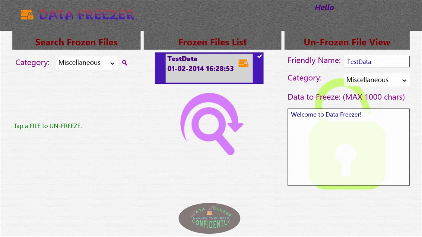 #6. Data Freezer (Windows) Oleh: selvar