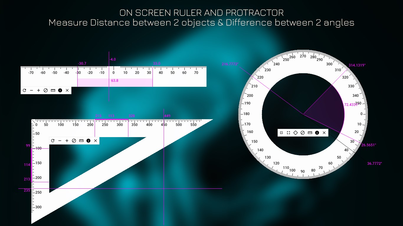 Measure Angle on Screen - Pissa Ruler - Official app in the Microsoft Store
