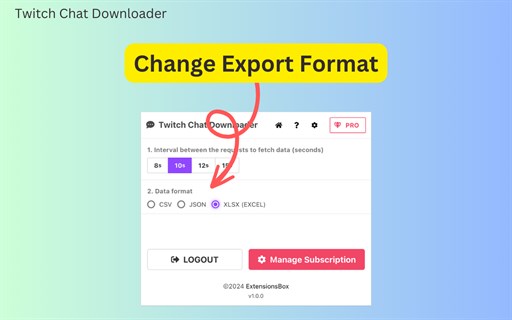 Twitch Chat Downloader - Save Twitch Chats Easily