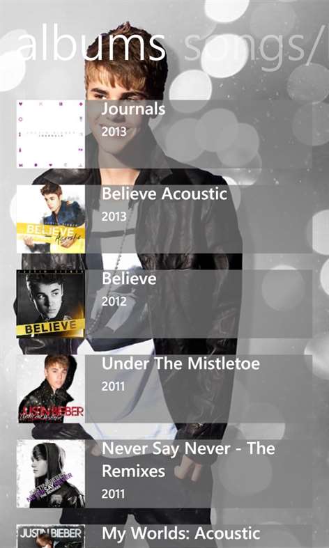 Justin Bieber Musics Screenshots 2