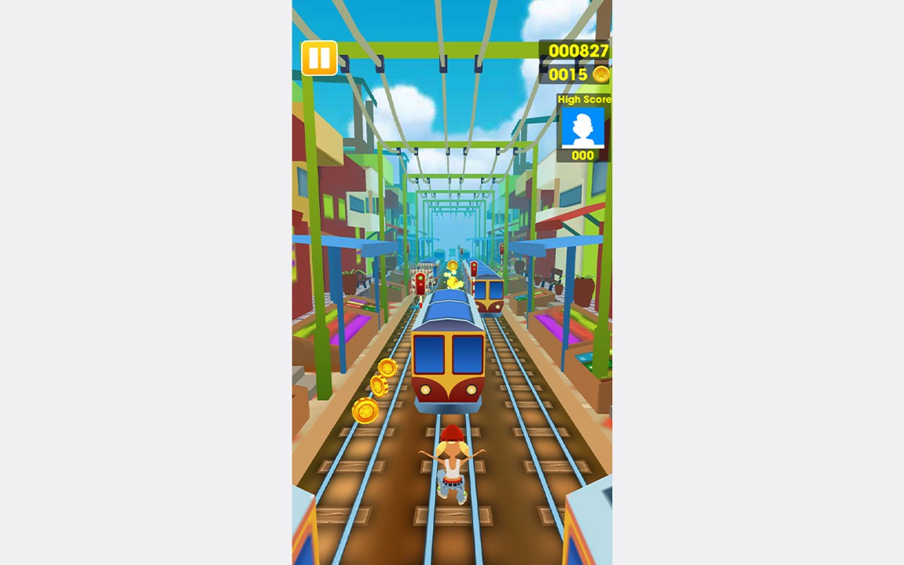 Train Surfers Runner Game