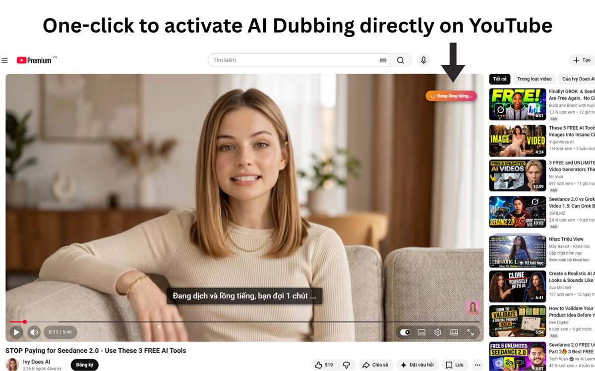 Tube-Dubbing: Video Translation & Dubbing