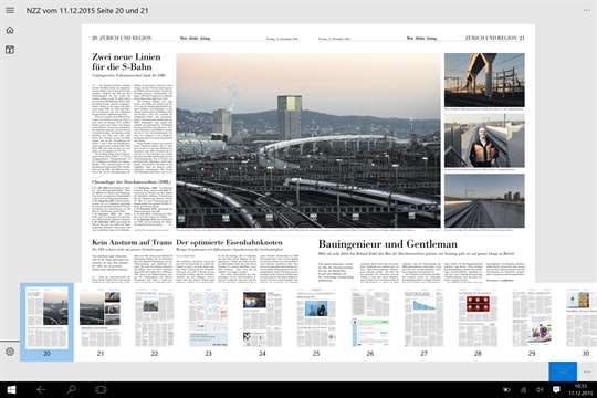 NZZ E-Paper screenshot 3