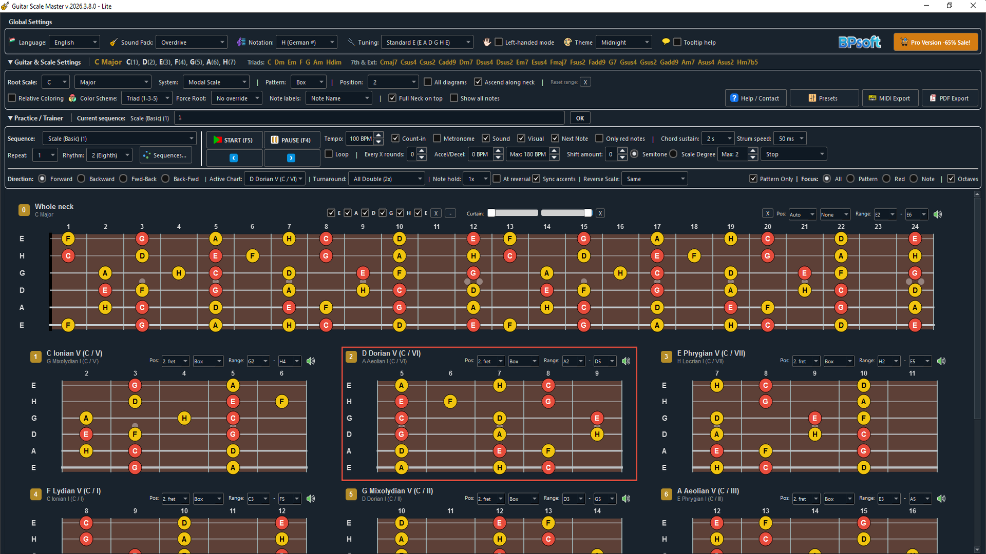 Guitar Scale Master screenshot