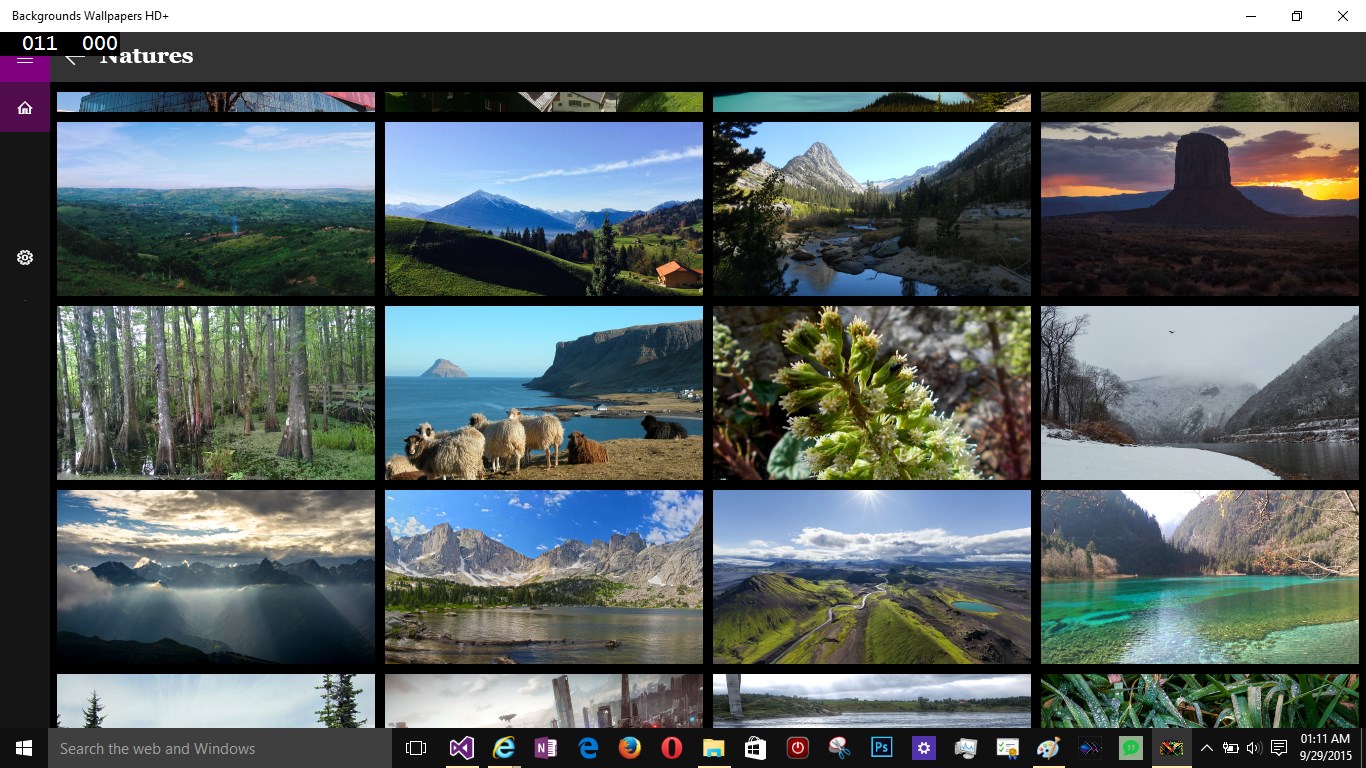 Backgrounds Wallpapers HD+ for Windows 10