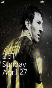 Lionel Messi Lockscreen screenshot 4