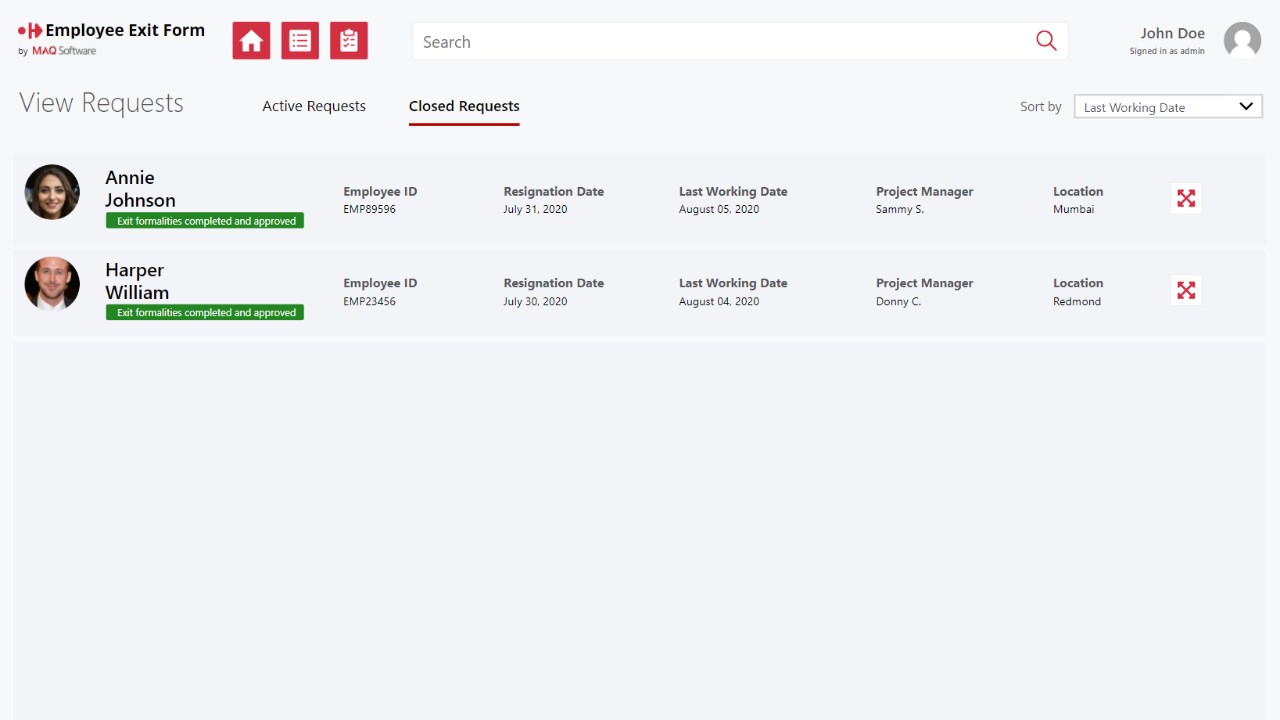 Snapshot 3 of Workflow Management Power App: 1-Week Implementation