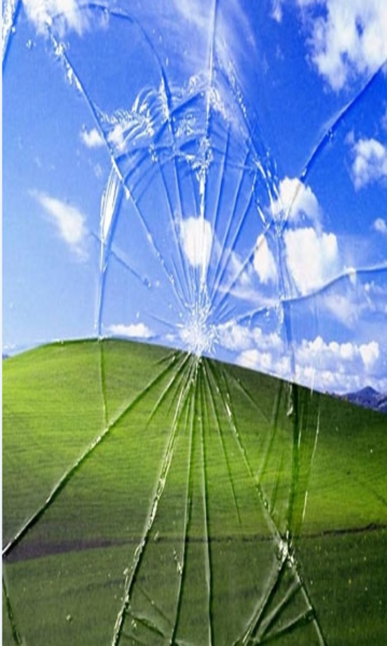 Broken Screen Wallpaper for Windows 10 Mobile