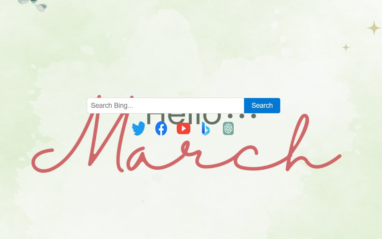 Hello March Vin777 Wallpaper New Tab