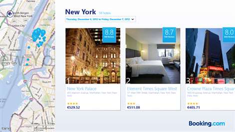 Booking.com recommended by HP Screenshots 2