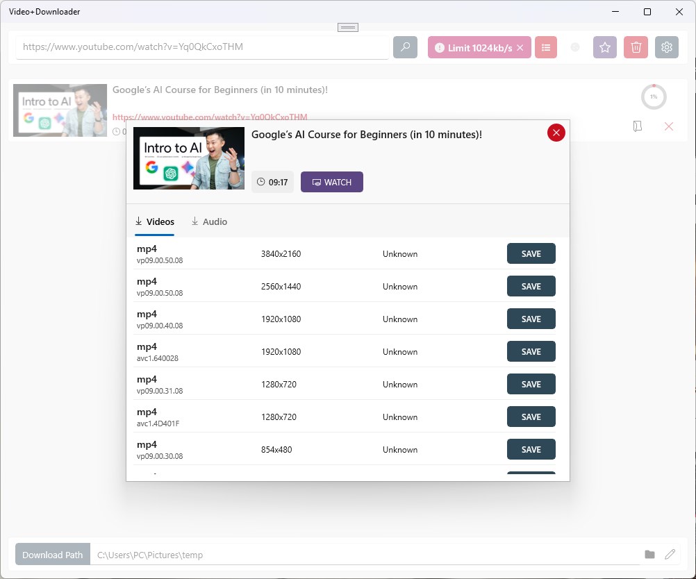Video+Downloader screenshot