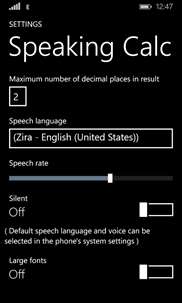 Speaking Calc+ screenshot 4