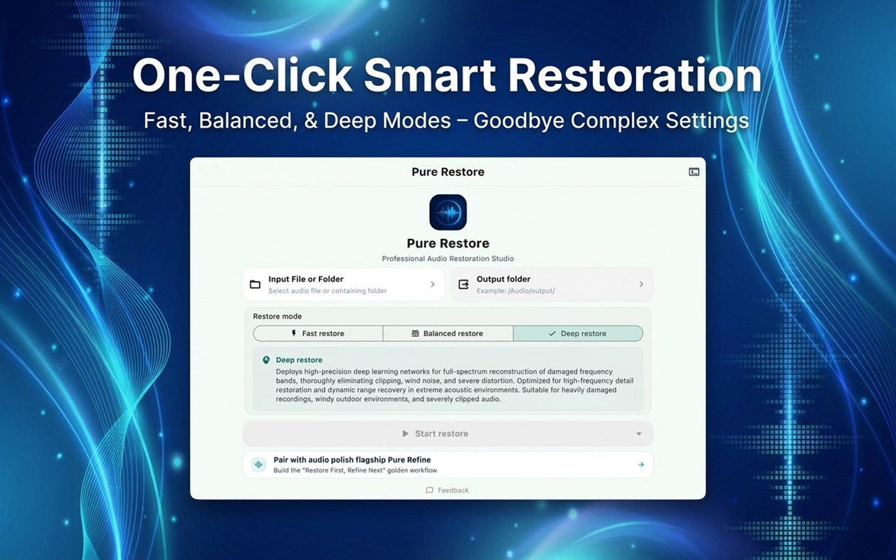 #4. Pure Restore (Windows) By: Efficient Lab
