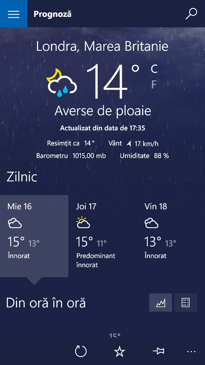 Obțineți Meteo Msn Microsoft Store Ro Ro
