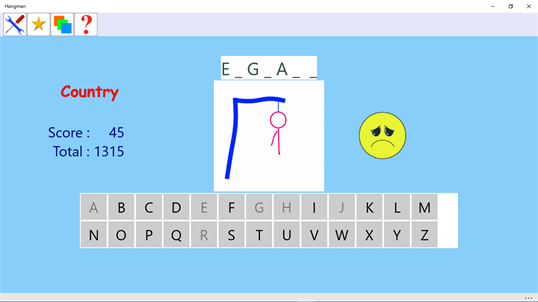 Hangman Game screenshot 1