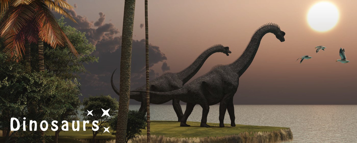 Dinosaurs HD Wallpaper Theme marquee promo image