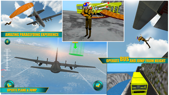 Airplane Skydiving Flight Simulator - Flying Stunt screenshot 2
