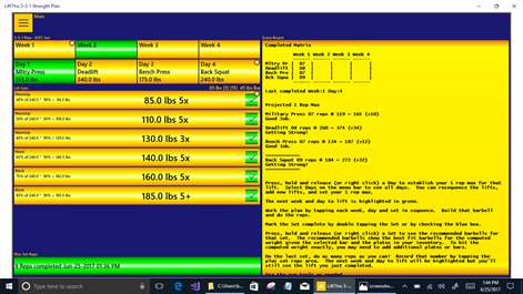 Lift This 5-3-1 Strength Plan Screenshots 1