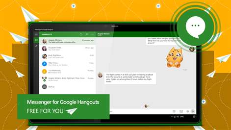 Messenger for Google Hangouts Screenshots 1
