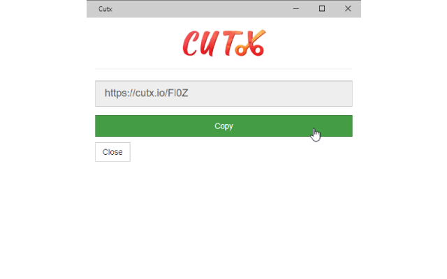 Cutx Shortener