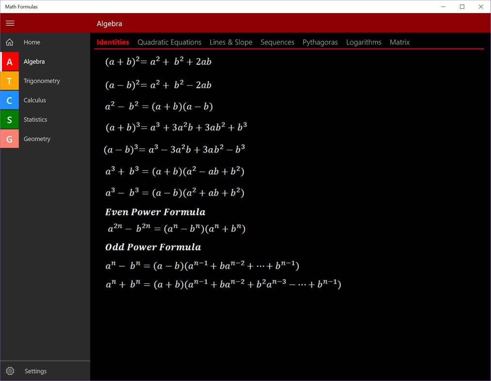 #4. Mathematic Formulas (Windows) 由: Senthamil Selvan