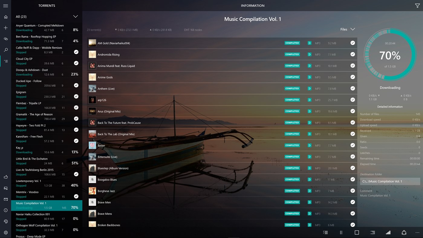 #6. Torrex Lite - Torrent Downloader (Windows) 来自: Finebits OÜ