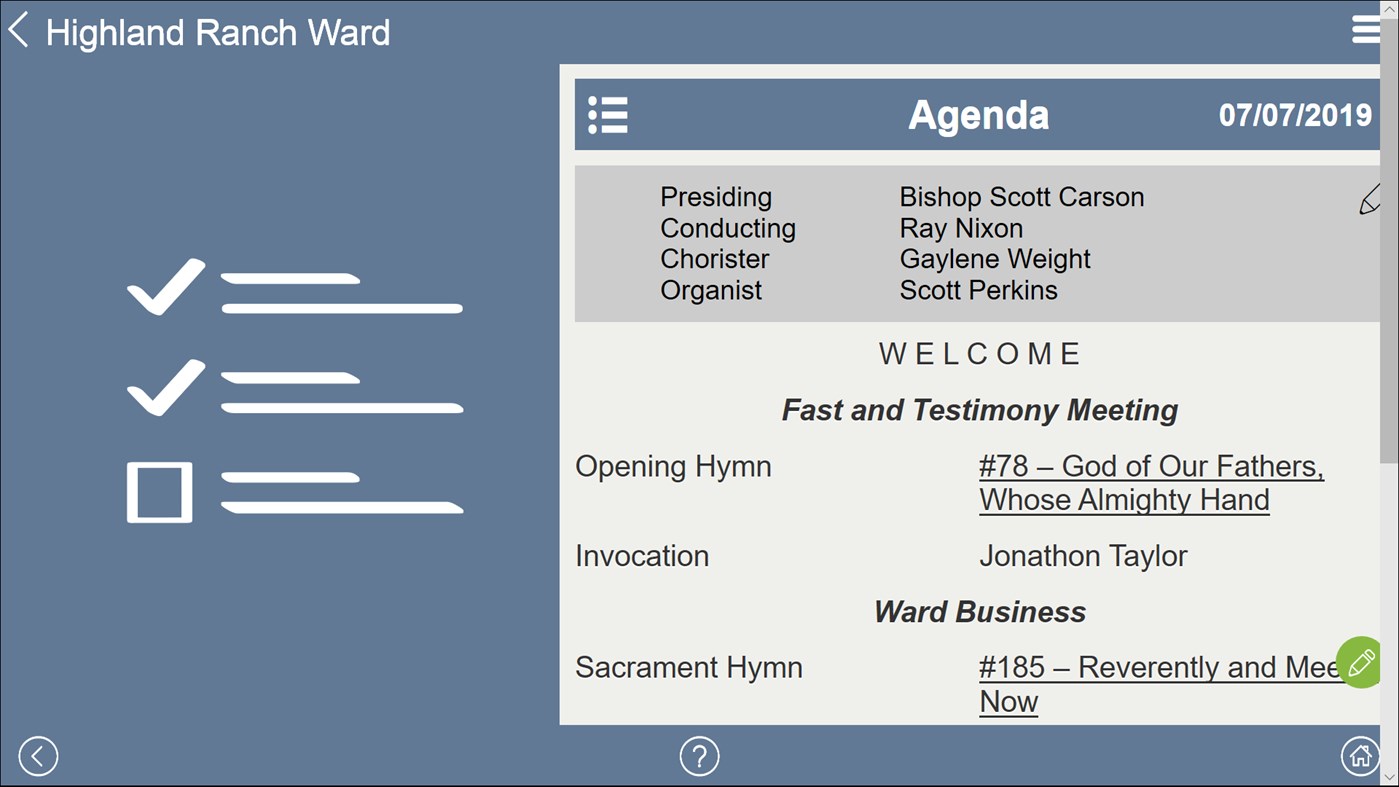 #5. Sacrament Meeting Program (LDS) (Windows) 由: App Developers, LLC