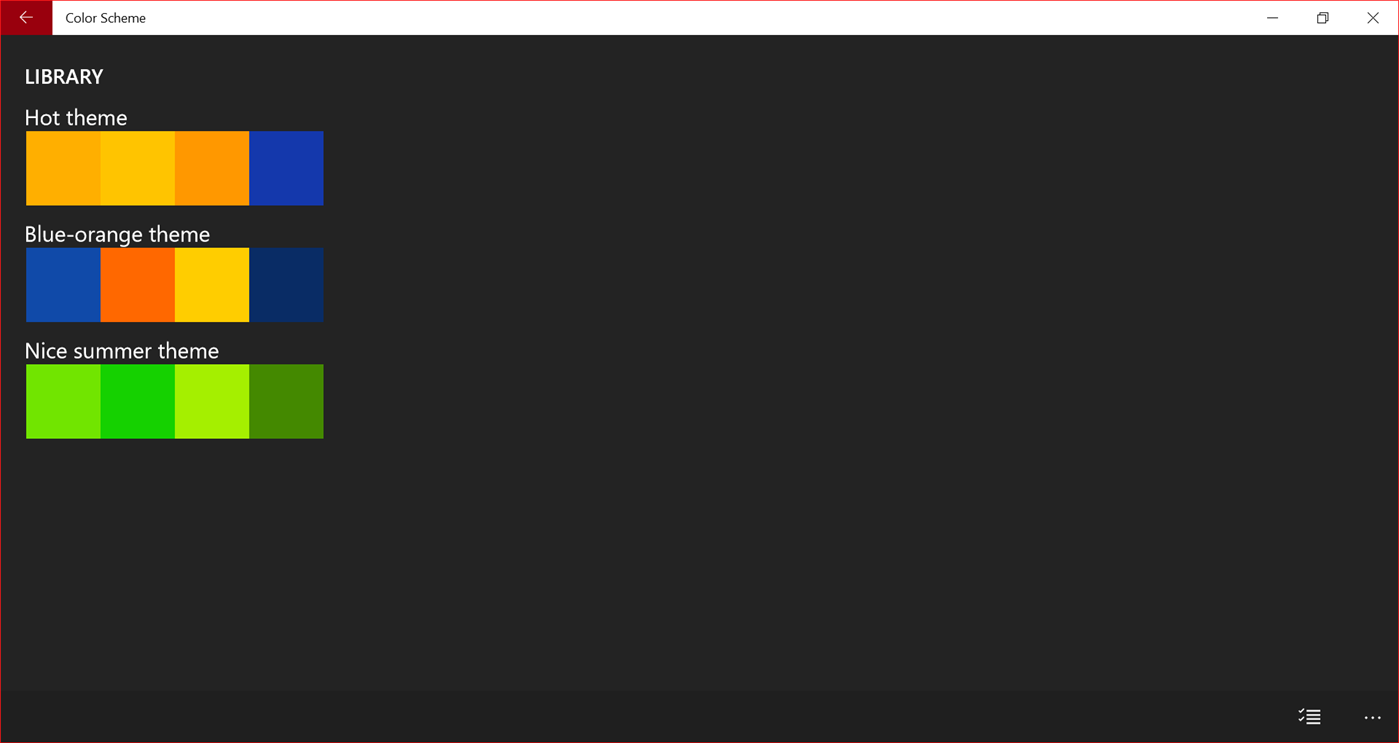 #5. Color Scheme (Windows) 由: TiSoft