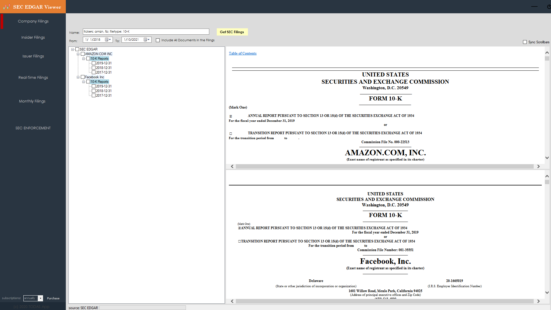 SEC EDGAR Viewer Download and install on Windows Microsoft Store