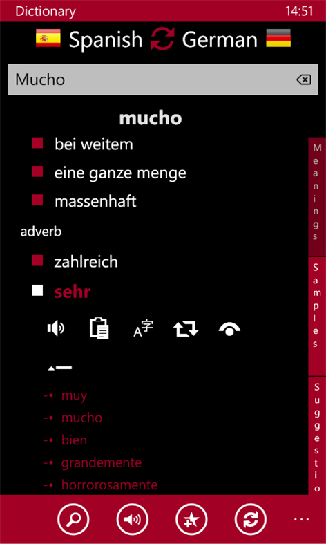 Spanish - German Screenshots 2