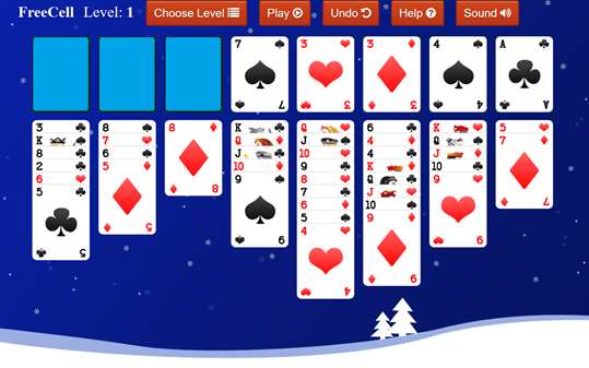 iFreeCell Solitaire screenshot 1