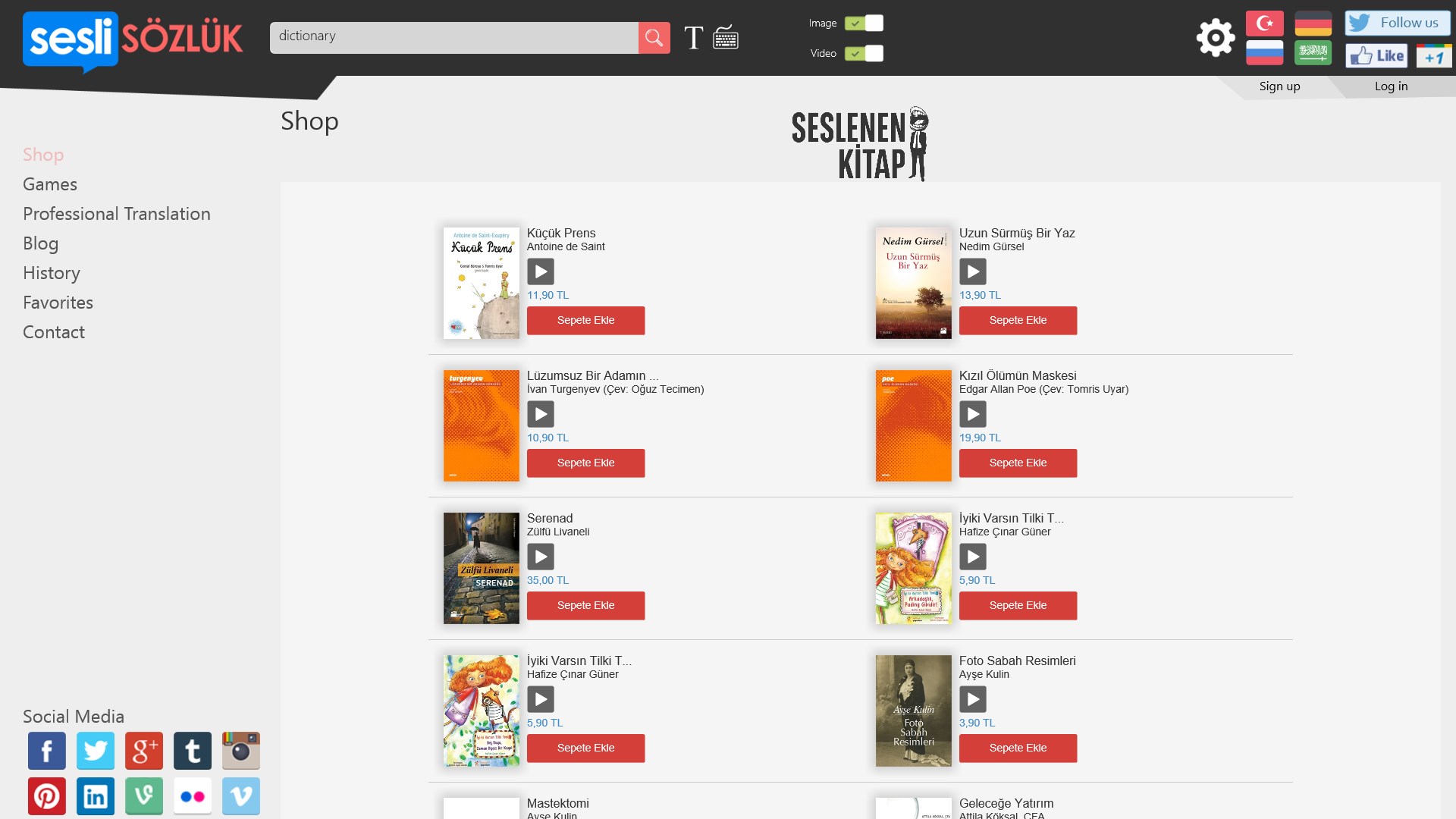 Sesli Sözlük for Windows 10
