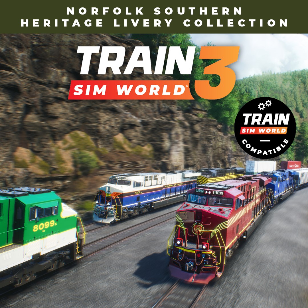 Train Sim World® 4 Compatible: Norfolk Southern Heritage Livery Collection Add-On