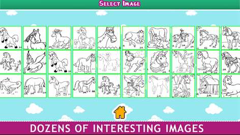 Horse Coloring Unicorn Pages For Kids Screenshots 1
