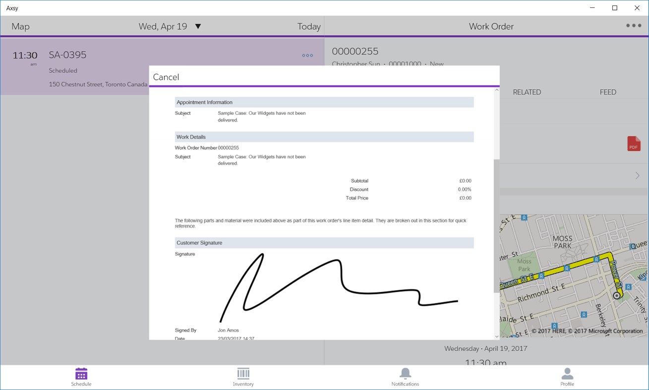 #6. Salesforce Field Service by Axsy (Windows) 由: Axsy Marketing (UK) Ltd