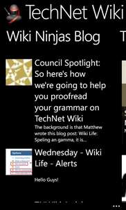TechNet Wiki Reader screenshot 1