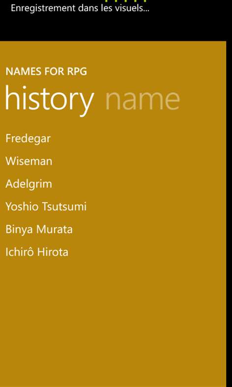 Names For RPG - No Ads Screenshots 2