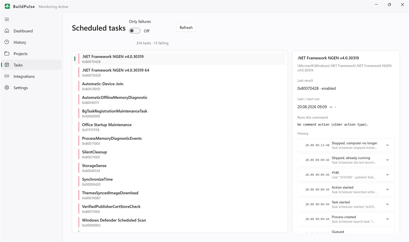 #5. BuildPulse (Windows) Oleh: Abdullah Karagöz