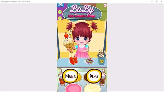 Cooking Games Girls Games-Baby Ice Cream Store screenshot 1