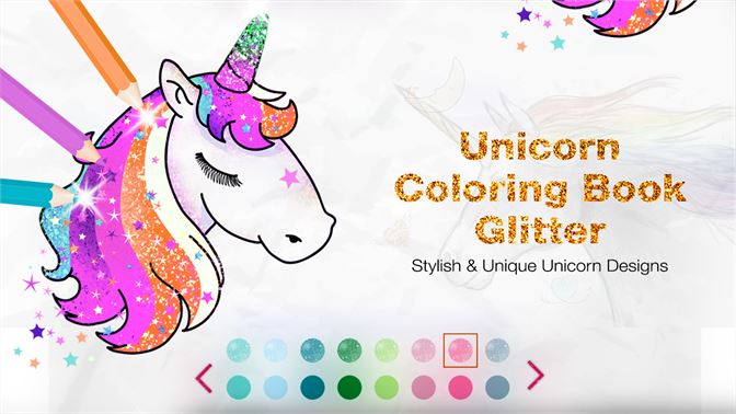 Download Get Unicorn Coloring Book Glitter Microsoft Store