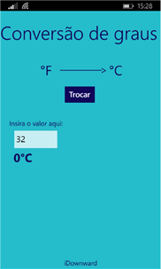 Celsius e Fahrenheit screenshot 3