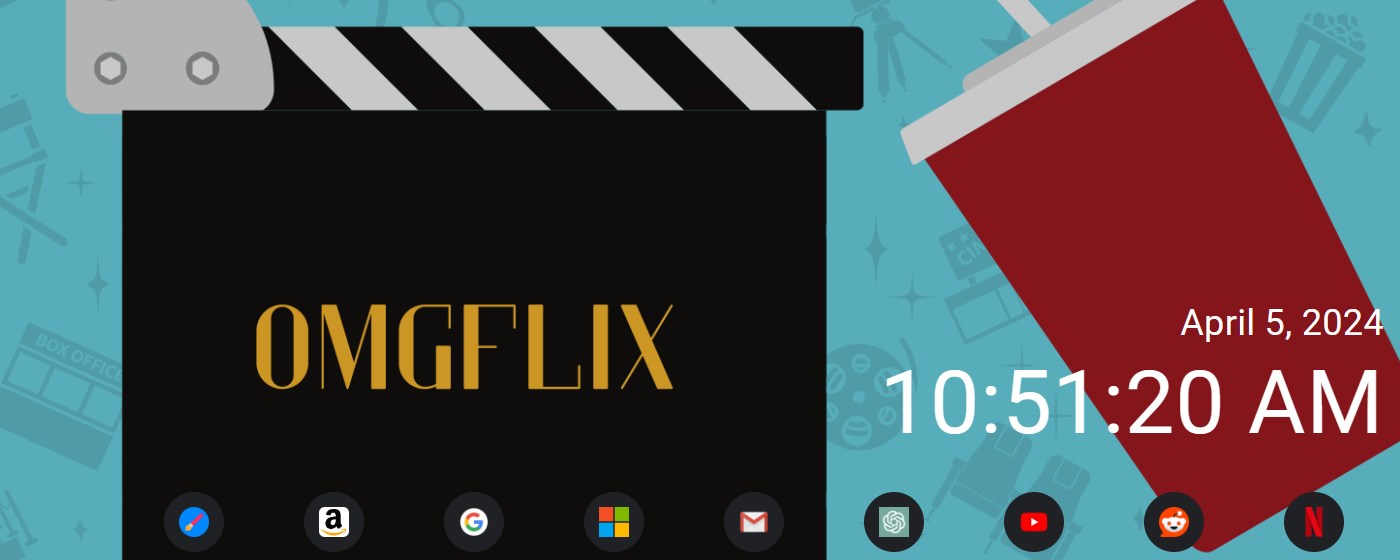 Omgflix Mom - Watch Free HD Movies New Tab marquee promo image
