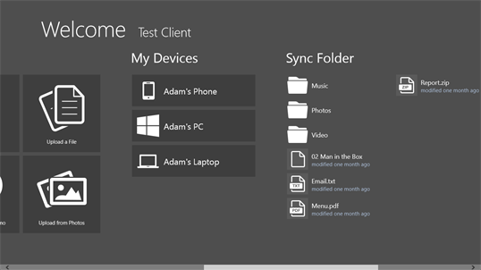 MyOnline Storage screenshot 1