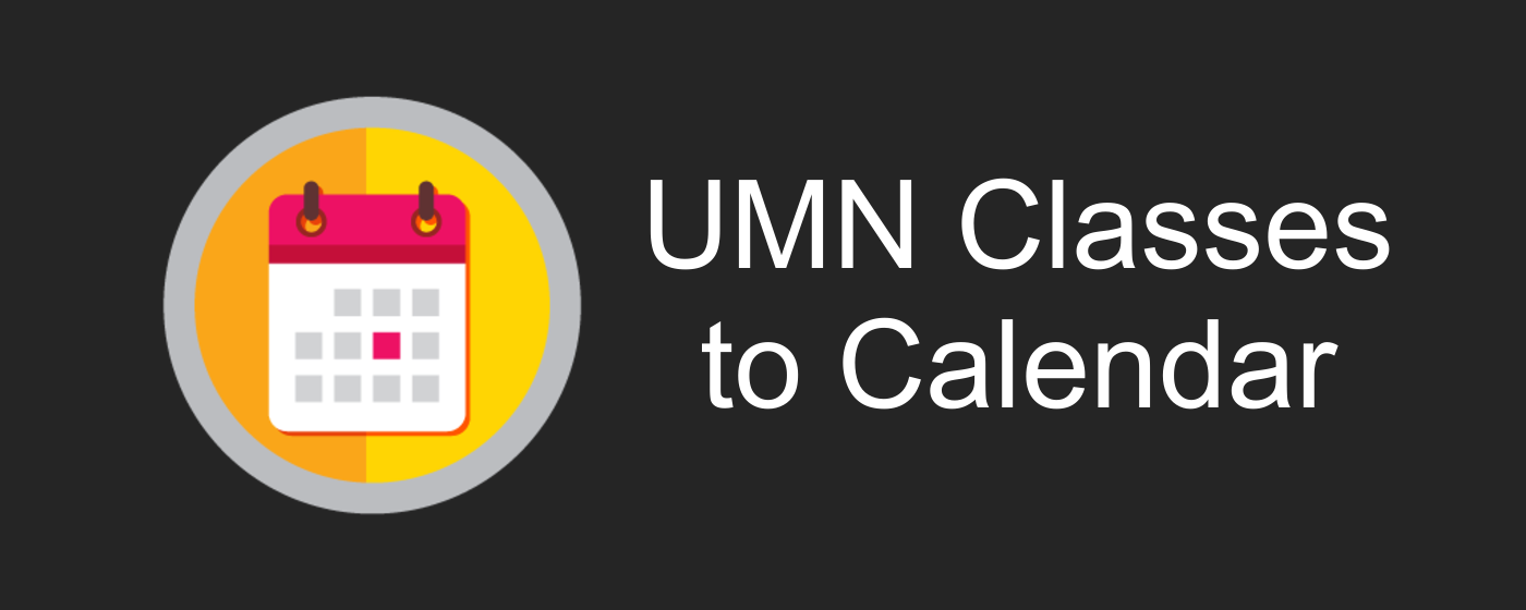 UMN Classes to Calendar marquee promo image