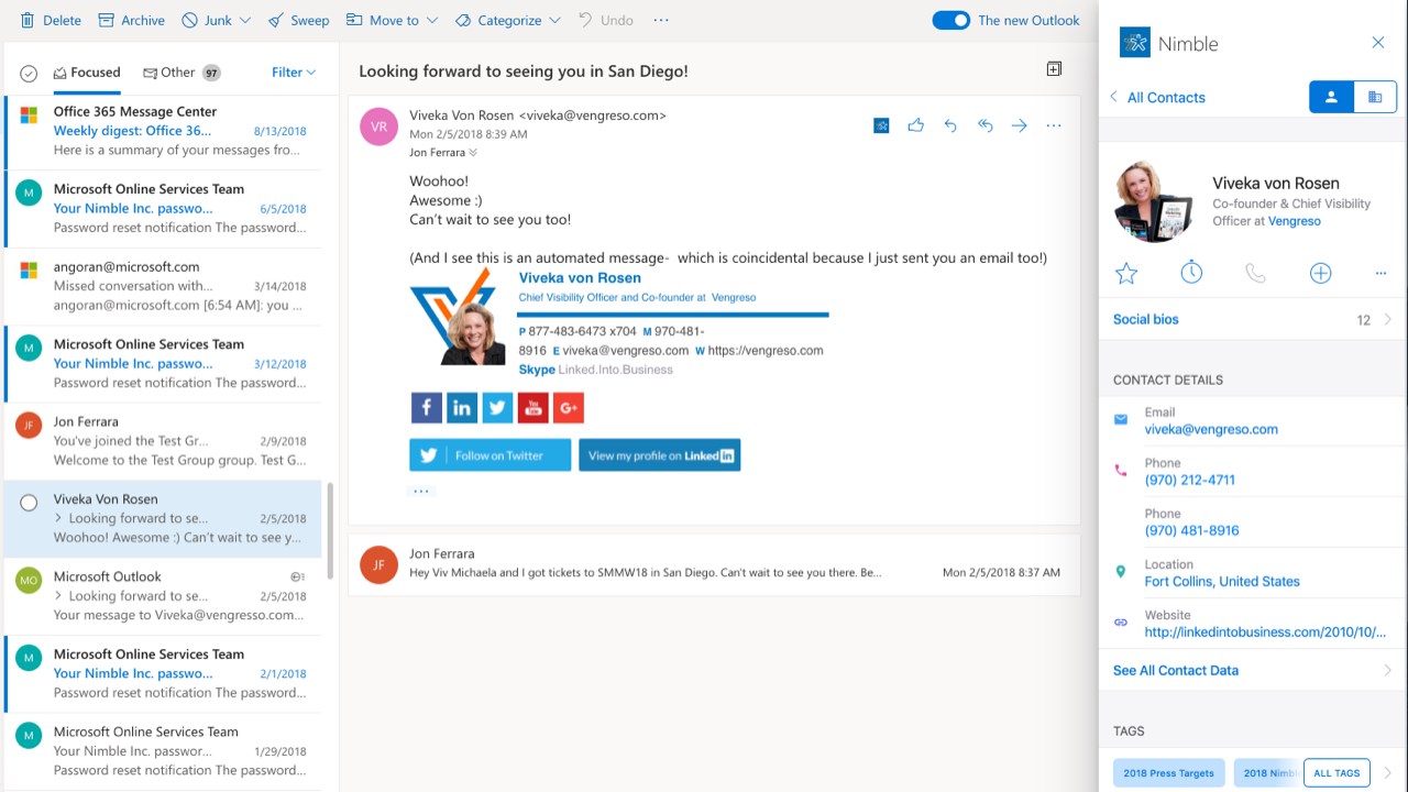 Snapshot 3 of Nimble CRM