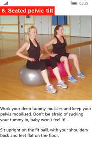 Ball Exercises for fit Pregnancy screenshot 7