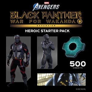 Pacote Heroico para Iniciantes do Black Panther de Marvel's Avengers