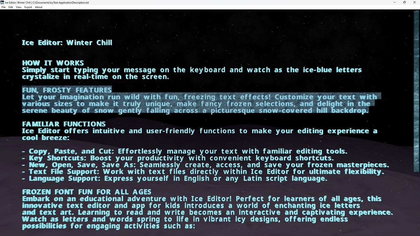 #6. Ice Editor: Winter Chill (Windows) 由: FOCUS INTERACTIVE LLC