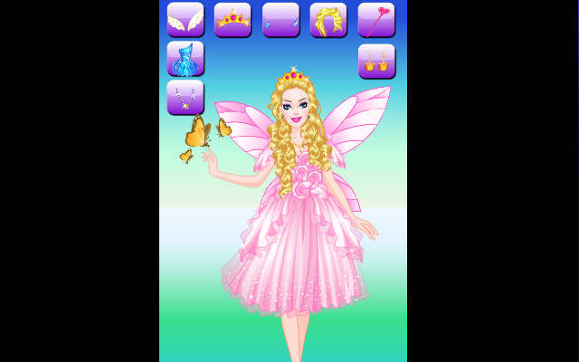 Barbie Angel Dress Up Game