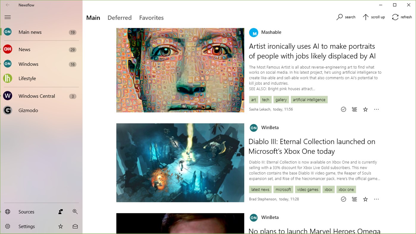 #1. Newsflow (Windows) 来自: MaxN